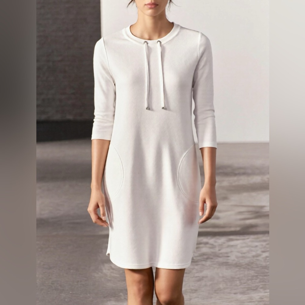 Alison Sheri fleece lined sweatshirt dress